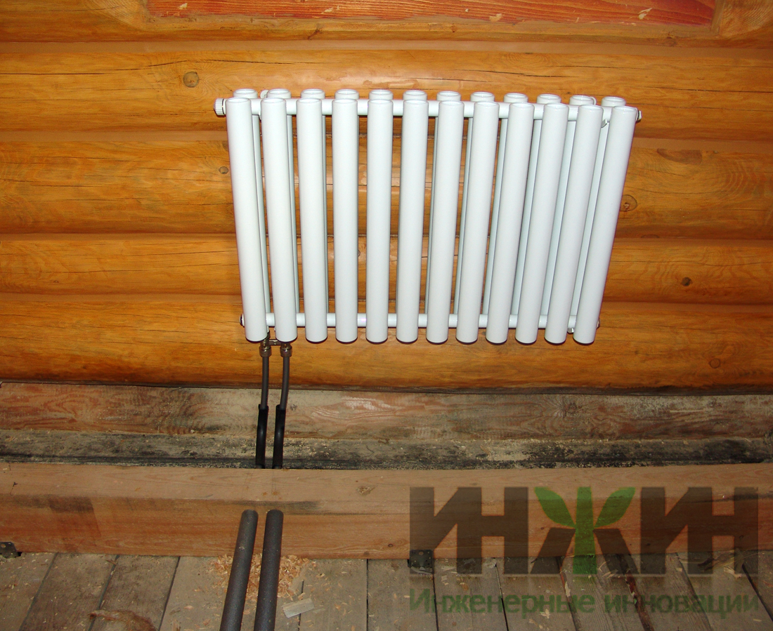 Отопление в деревянном доме, коллекторная схема в Московской области 635