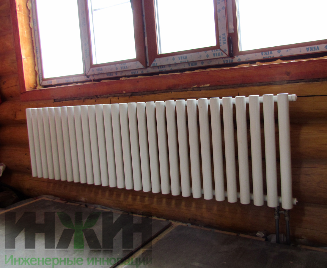 Отопление в деревянном доме, коллекторная схема в Московской области 638