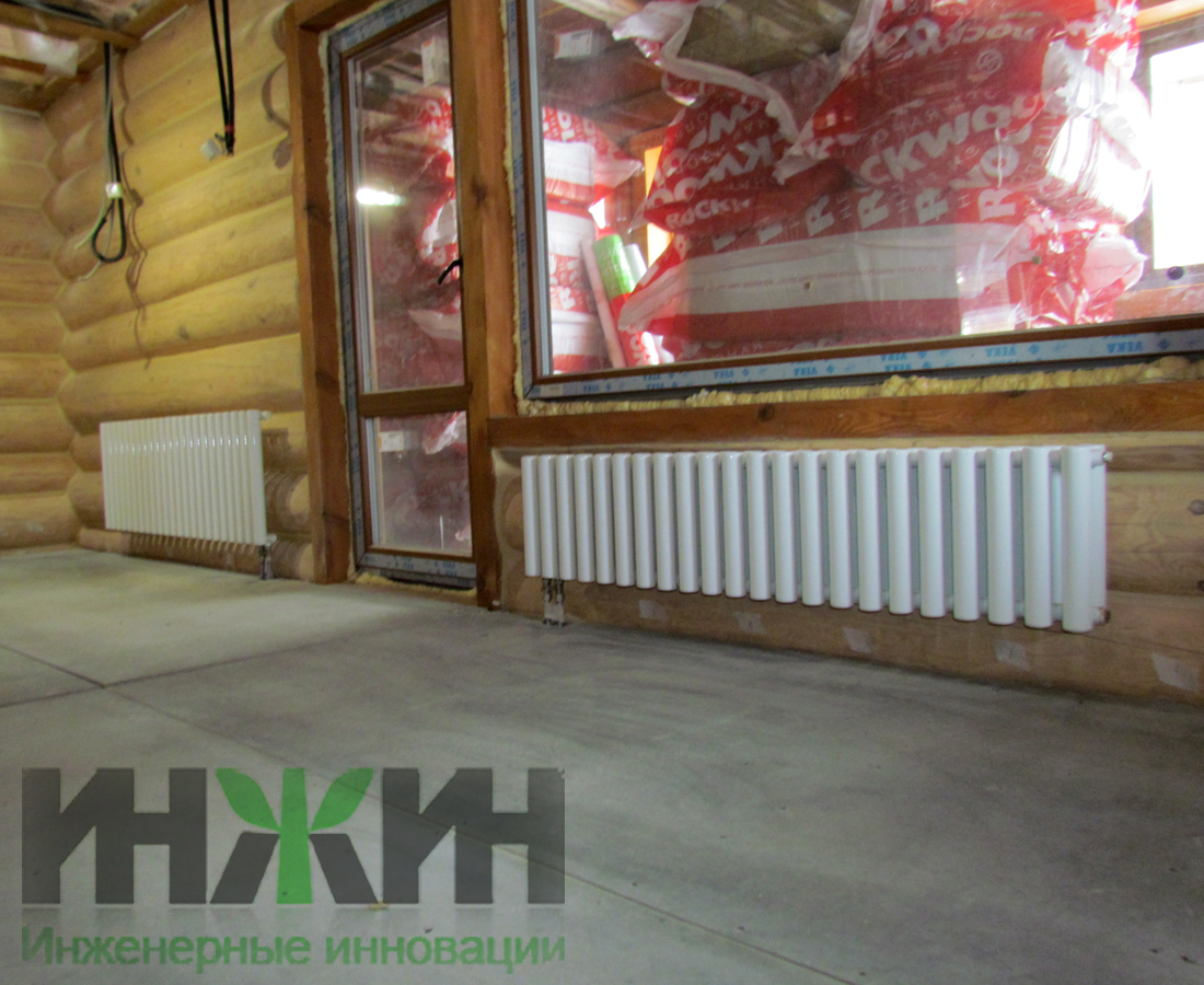 Отопление в деревянном доме, коллекторная схема в Московской области 640