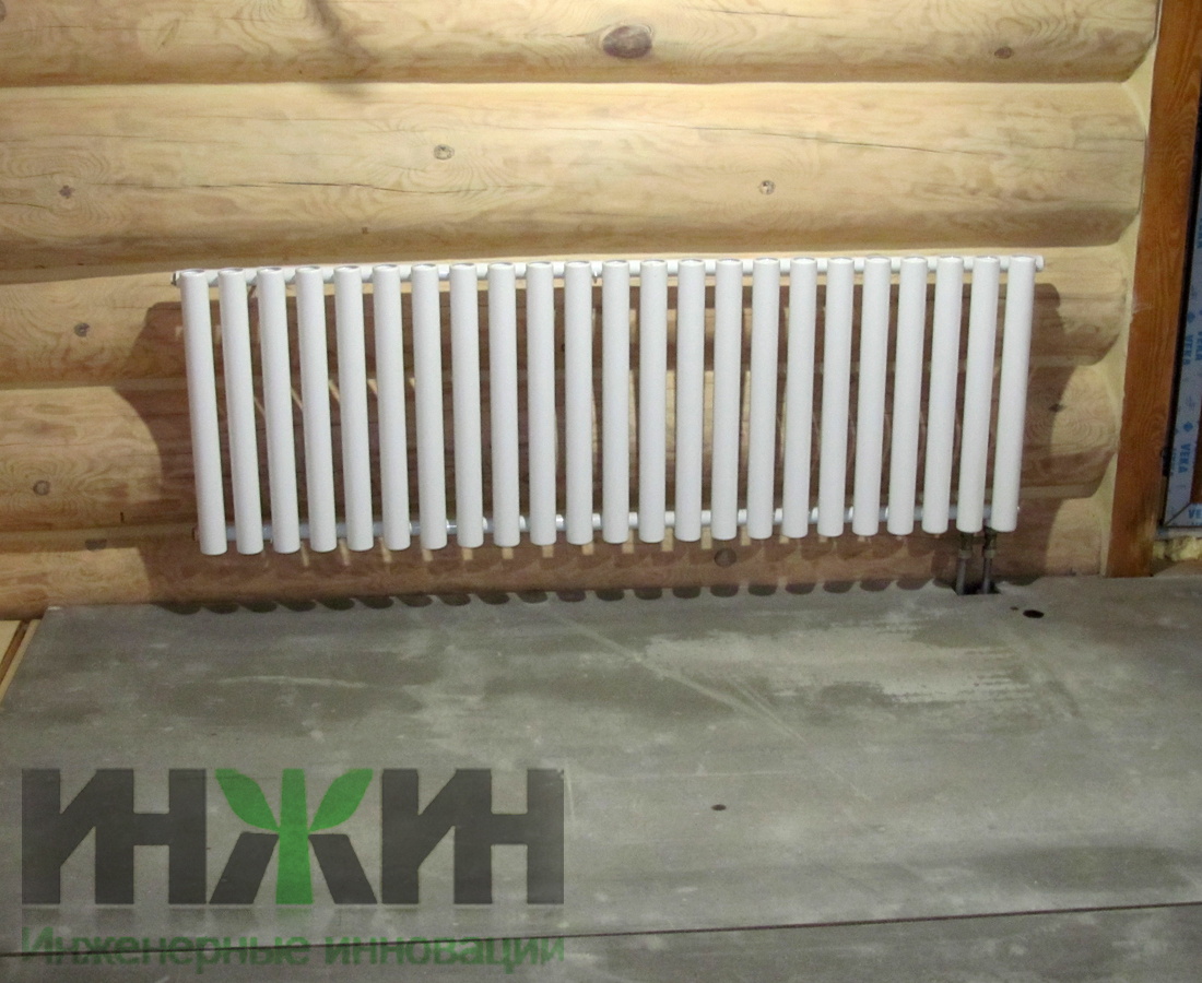 Отопление в деревянном доме, коллекторная схема в Московской области 632