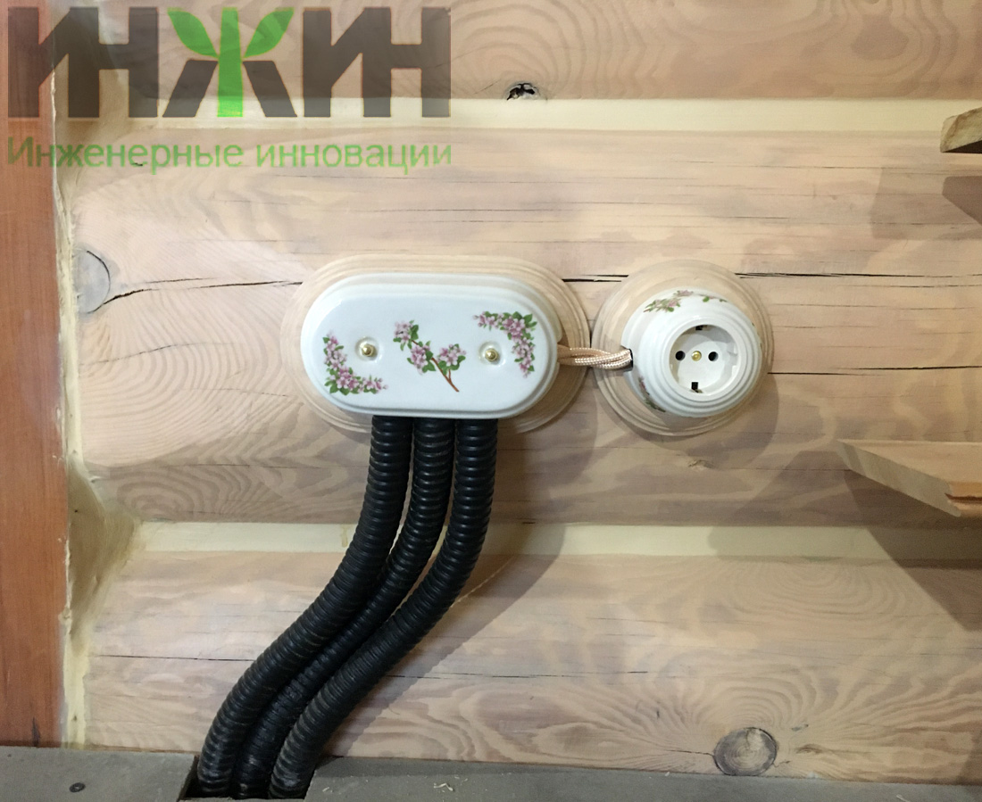 Электрика, монтаж электрики в деревянном доме, фото 651
