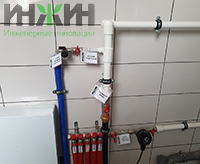 Монтаж узла рециркуляции горячего водопровода в КП "Дачный-2"