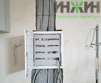 Щит электропитания кирпичного дома в КП "Дачный-2"