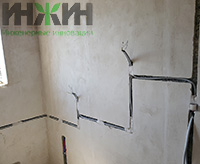 Скрытая электропроводка в кирпичном доме в КП "Дачный-2"
