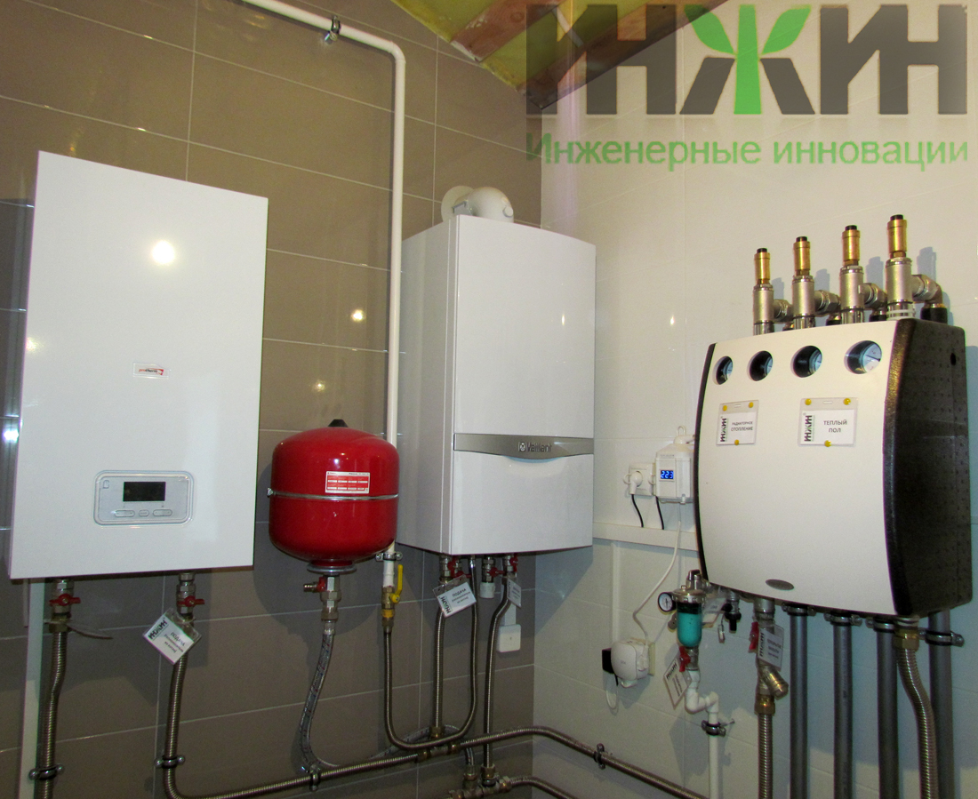 Монтаж котлов отопления (газового и электрического) в газобетонном доме