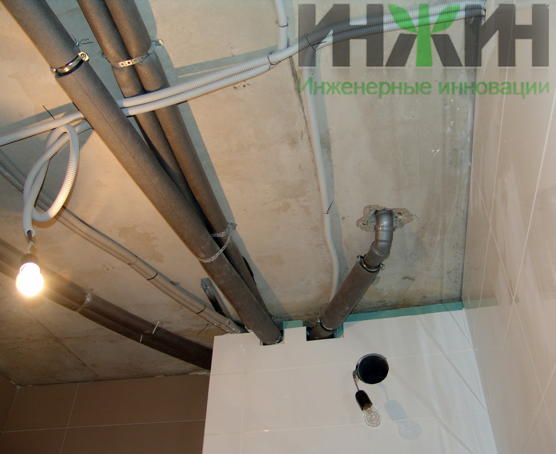 Монтаж точек водопровода и канализации в санузле дома, фото 195