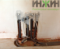 Монтаж точек водопровода в газобетонном доме в КП "Кстининское Озеро"