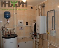 Монтаж котельной и системы отопления в загородном доме КП "Каринское"