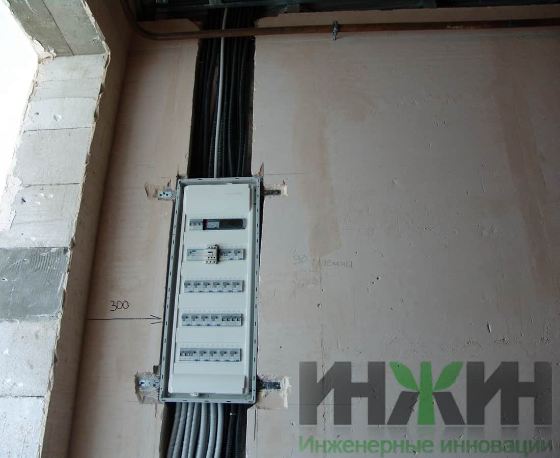 Монтаж электрического щита в доме в Одинцовском районе Московской области