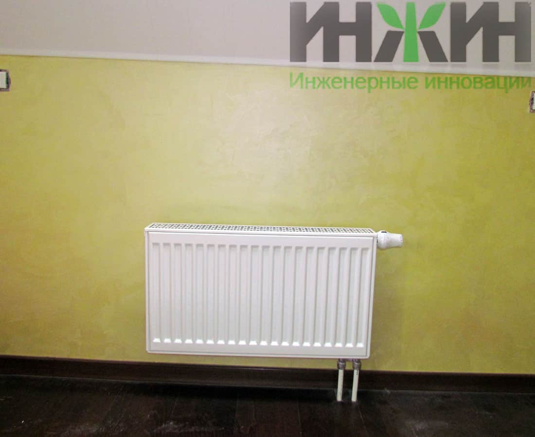 Монтаж радиатора отопления Kermi в загородном доме Солнцево, фото 341