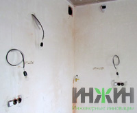 Монтаж электропроводки в стенах дома в КП "Кстининское Озеро"