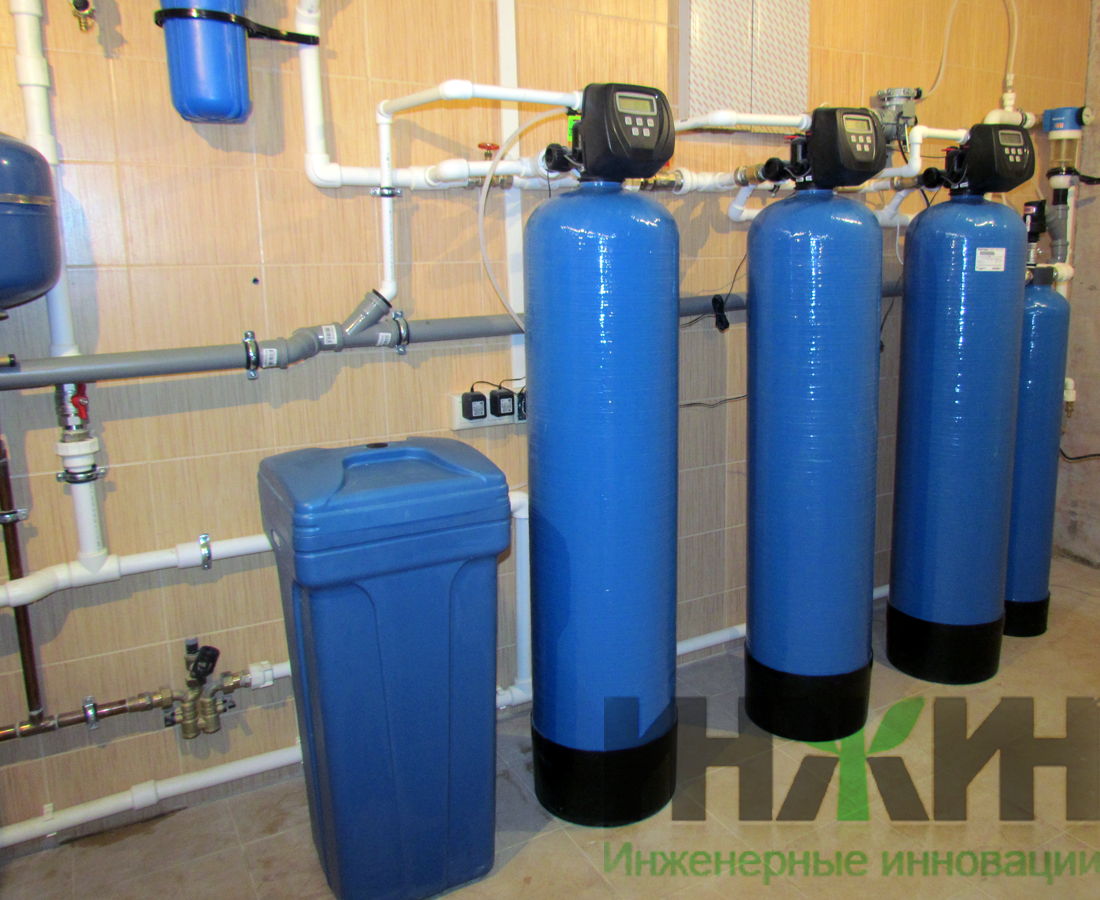 Монтаж системы очистки воды в доме
