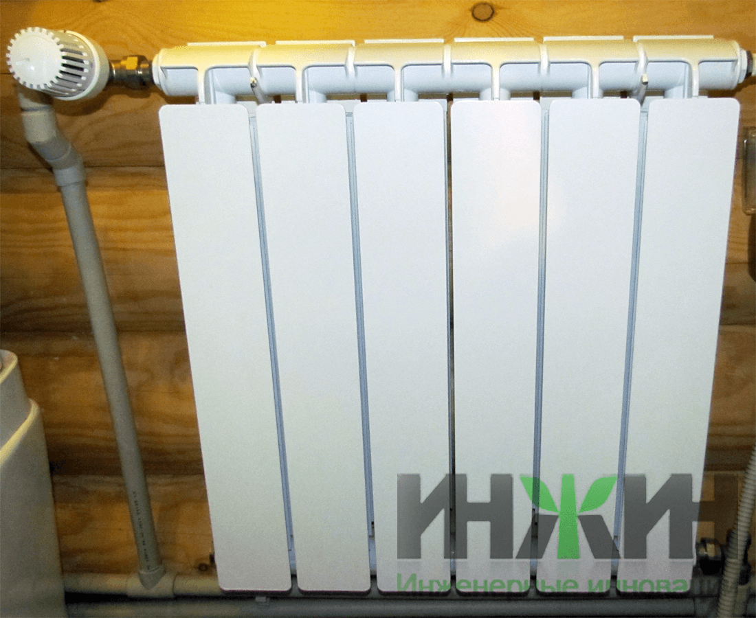 Секционный радиатор отопления Sira, установка