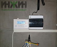 Установка контроллера ZONT в котельной дома в КП "Новорижский Эдем"