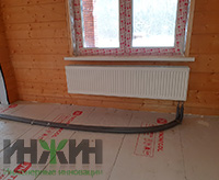 Монтаж коллекторной системы радиаторного отопления в доме в КП "Новорижский Эдем"