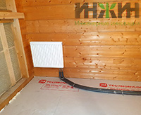 Радиатор отопления KERMI, монтаж в частном доме в КП "Новорижский Эдем"