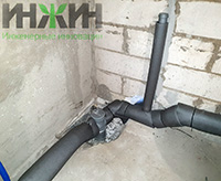 Монтаж труб канализации в доме в КП "Павловы Озера"