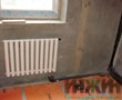 Монтаж радиатора отопления Гармония под окном