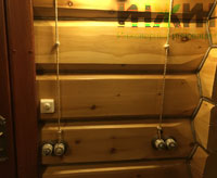 Монтаж электрических выключателей Salvador "Мрамор" в деревянном доме