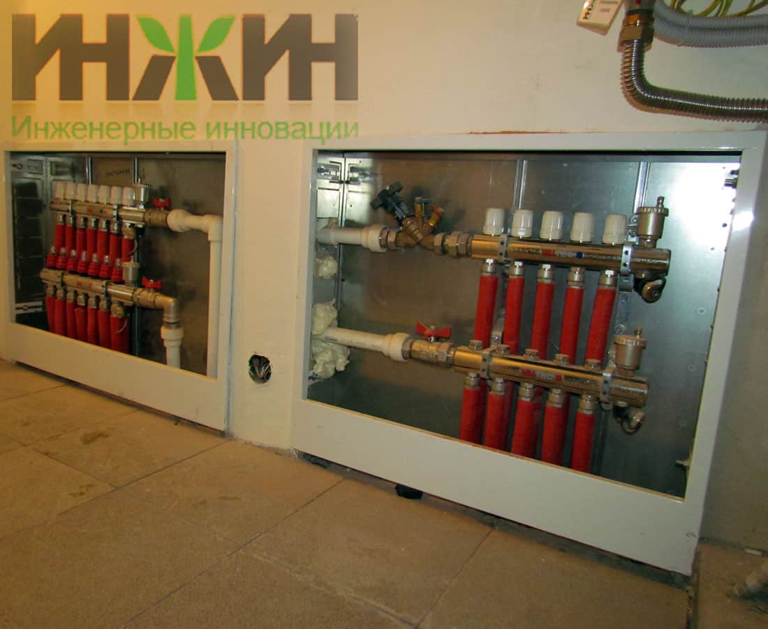 Коллекторы отопления и теплого пола Rehau, монтаж в системе отопления
