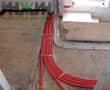 Силовые кабели в полу