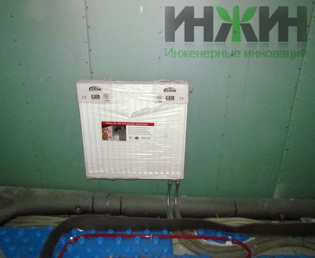 Монтаж радиатора отопления в деревянном доме, фото 238