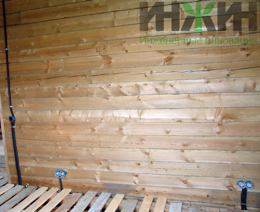Электрика деревянного дома, монтаж в Тульской области, фото 296