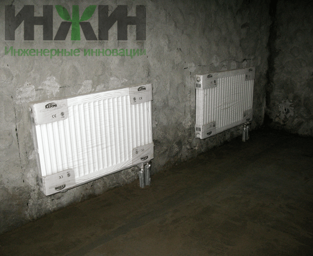 Монтаж радиаторов Kermi в системе отопления дома