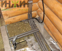 Монтаж водоснабжения и канализации деревянного дома в Ярославской области