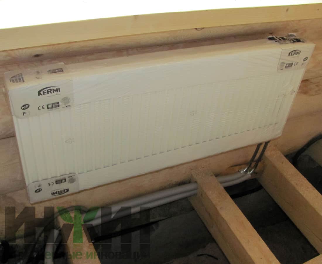 Монтаж радиатора отопления в деревянном доме в Московской области