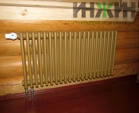 Радиаторное отопление деревянного дома в Тульской области