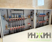Монтаж системы отопления, водоснабжения и канализации частного площадью 435 м.кв. в ЖК Воскресенское