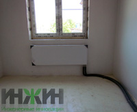 Радиатор отопления ROMMER в кабинете дома в КП "Вяземские Сады"