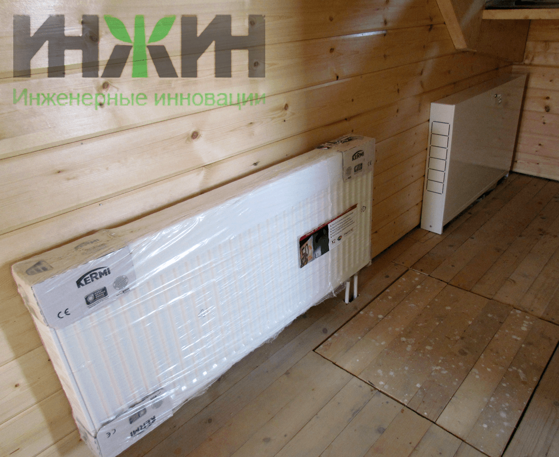 Монтаж системы отопления в деревянном доме