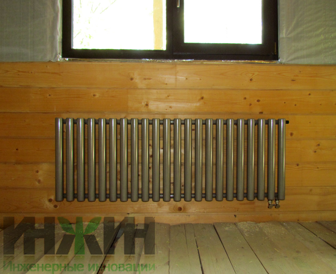Отопление в деревянном доме, коллекторная схема в Московской области 617