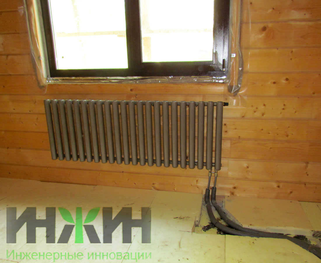 Отопление в деревянном доме, коллекторная схема в Московской области 618