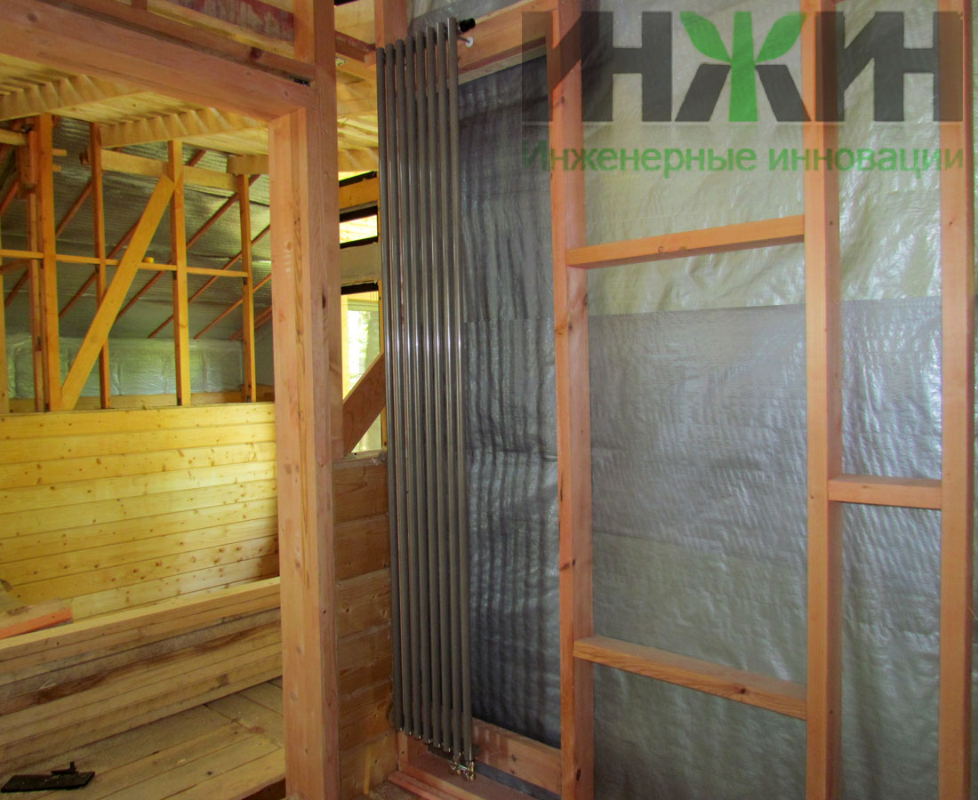 Отопление в деревянном доме, коллекторная схема в Московской области 622