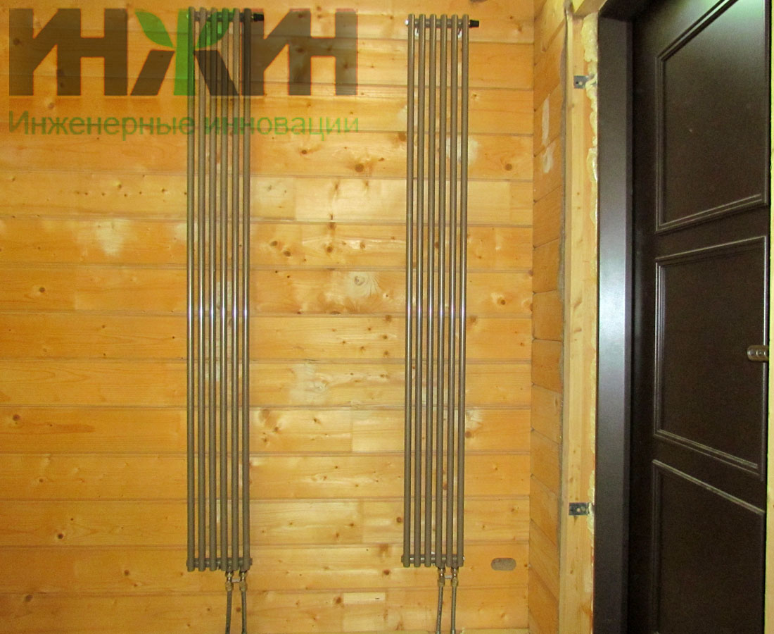 Отопление в деревянном доме, коллекторная схема в Московской области 623