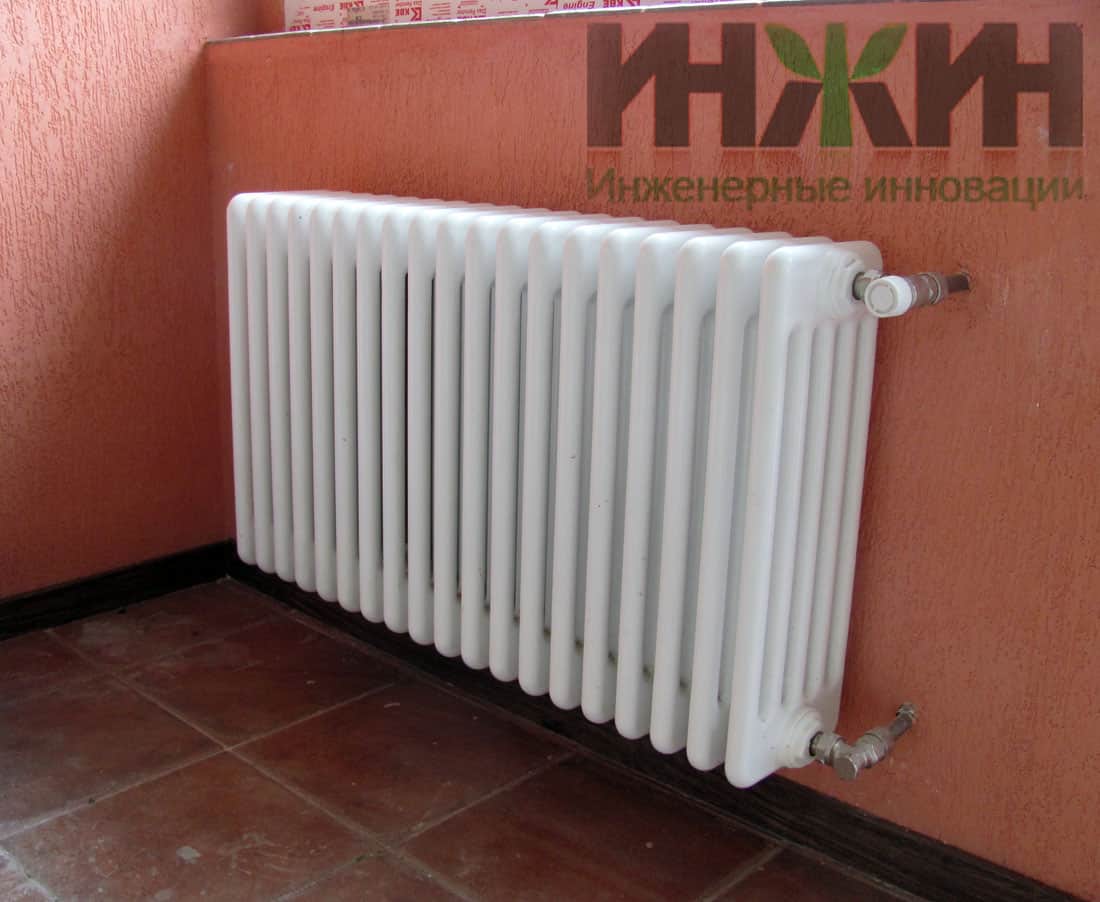 Монтаж трубчатого радиатора отопления IRSAP в частном доме, фото 371