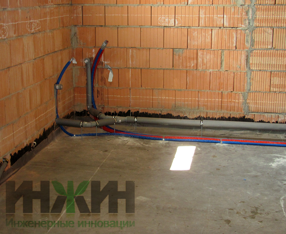 Монтаж труб водопровода и канализации в доме, фото 240