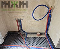 Монтаж точек водопровода дома в г. Железнодорожный