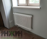 Радиатор отопления Arbonia с нижним подключением в доме в Москве