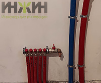 Монтаж коллектора рециркуляции горячего водоснабжения в доме в Москве
