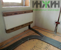 Система радиаторного отопления в доме в ДНП "Топаз"