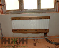 Радиаторы отопления Kermi, монтаж в доме в ДНП "Топаз"