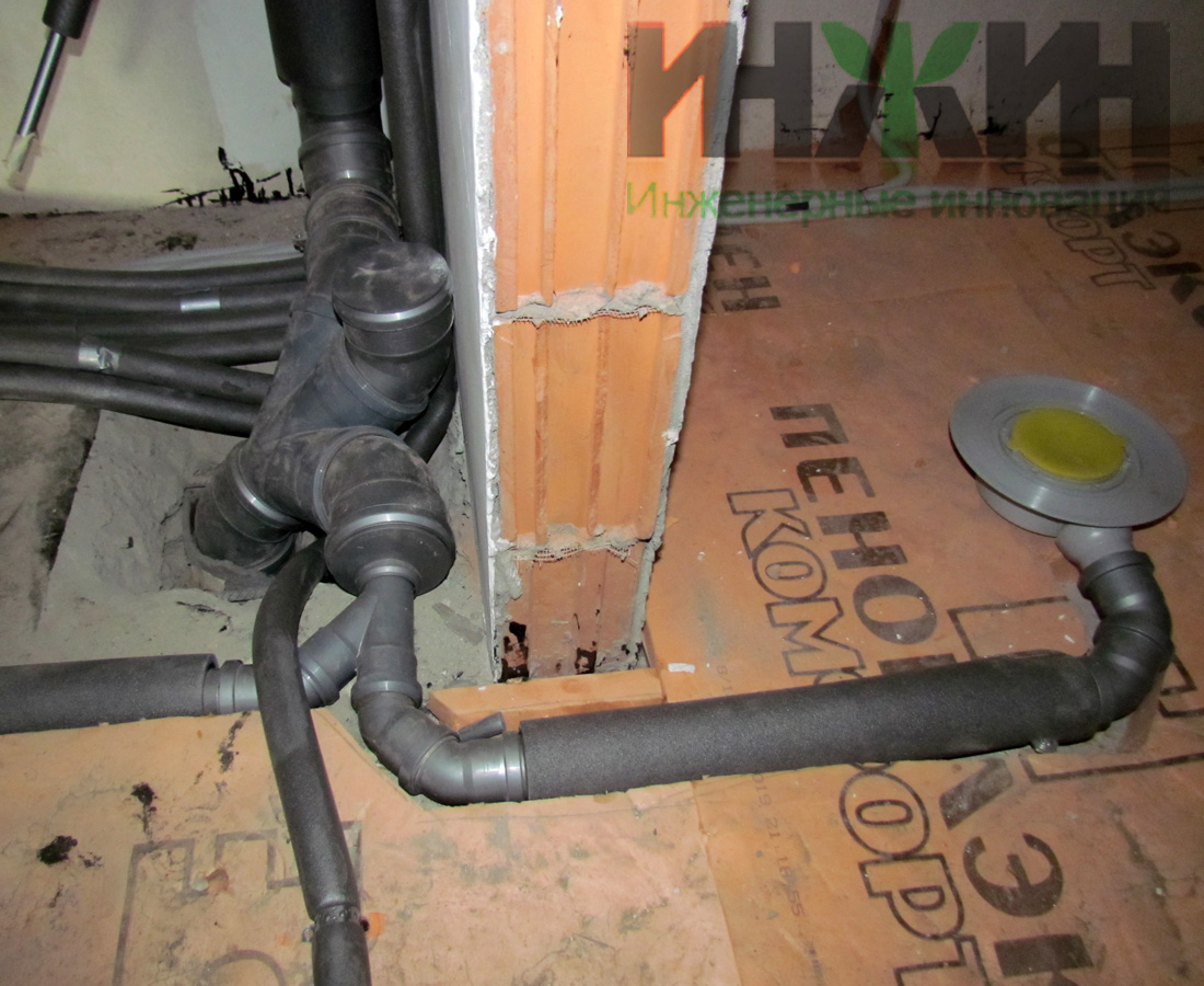 Монтаж труб водопровода и канализации в доме, фото 208