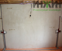 Монтаж электропроводки керамоблочного дома в ДНП "Топаз"