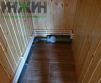 Монтаж точек водопровода и канализации в доме в СНТ "Загорново-2"