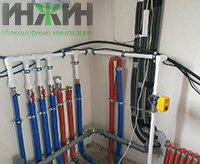 Монтаж распределительного узла водопровода в Звенигороде