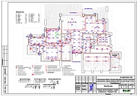Проект электрики - освещение 1 этажа дома в КП «Агаларов Эстейт»